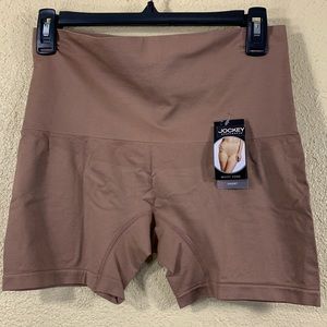 2 for $25 ITEM 💥-Jockey Slimming Short Dark Tan/Brown Microfiber Stretch..